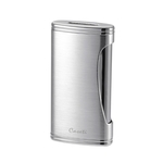 Briquet - Caseti Wide Flat Flame Chrome Argent Matte