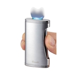 Briquet - Caseti Wide Flat Flame Chrome Argent Matte (1)