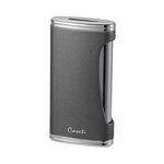 Briquet - Caseti Wide Flat Flame Chrome Gris Matte