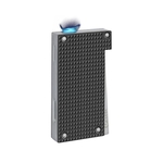 Briquet - Caseti Flat Flame Diamond Noir Matte