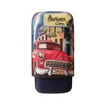 Etui Cigare Cuir Havana R54 3 Cig
