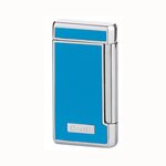 Briquet Caseti Paris Double Jet Bleu Clair
