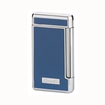 Briquet Caseti Paris Double Jet Gris Bleu