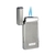 Briquet - Caseti Twin Jet Argent Carbon