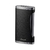 Briquet - Caseti Wide Flat Flame Chrome Noir Matte