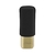 Etui Cigare - Dupont Noir Grain/Or 2 Cigares