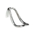 Porte Pipe - Metal Chrome 1 Pipe