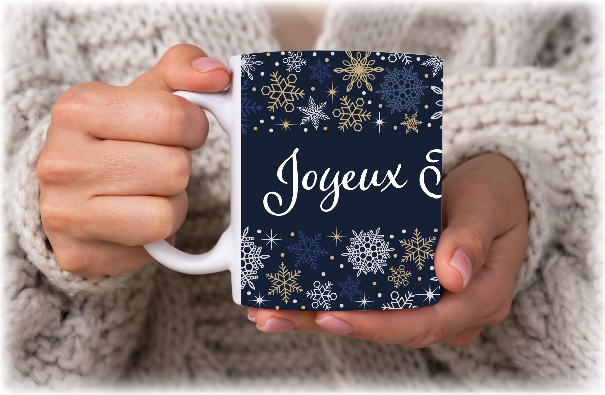 Mug Joyeux noel bleu