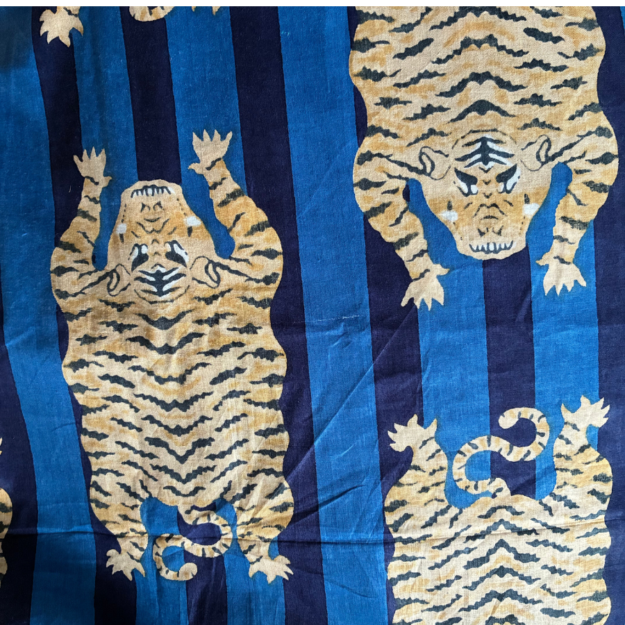 tigre bleu foncé
