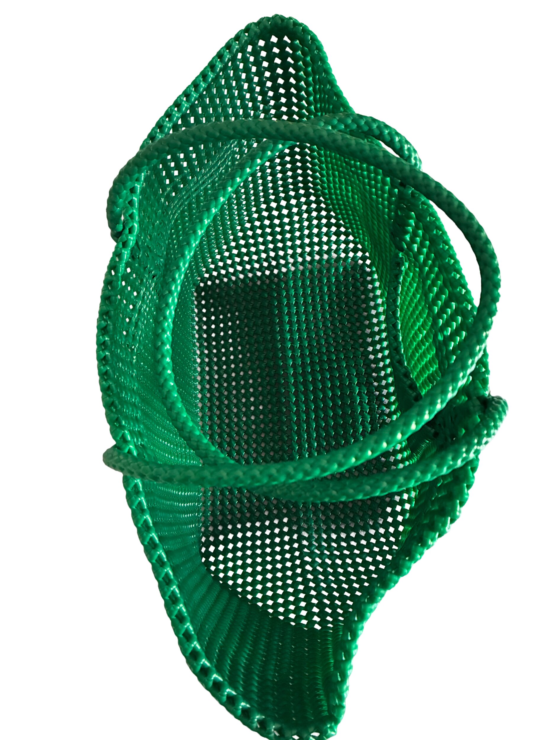 grand panier vert vue du dessus
