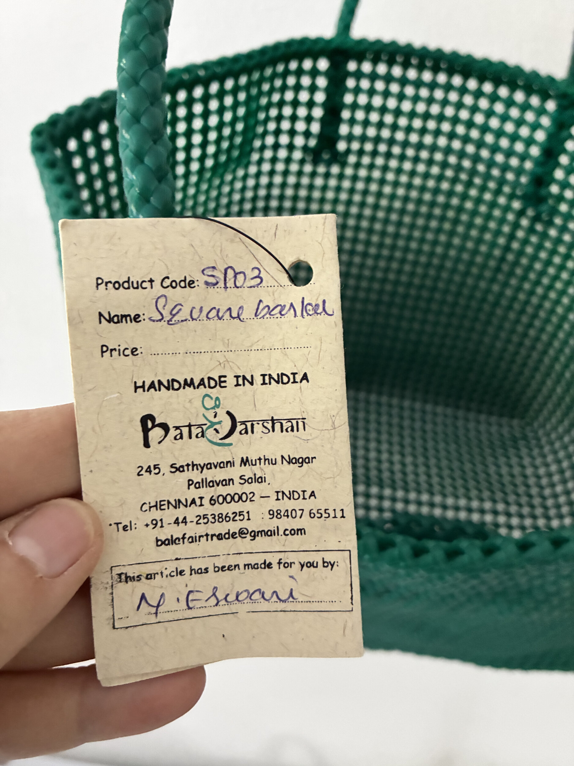 étiquette fair trade
