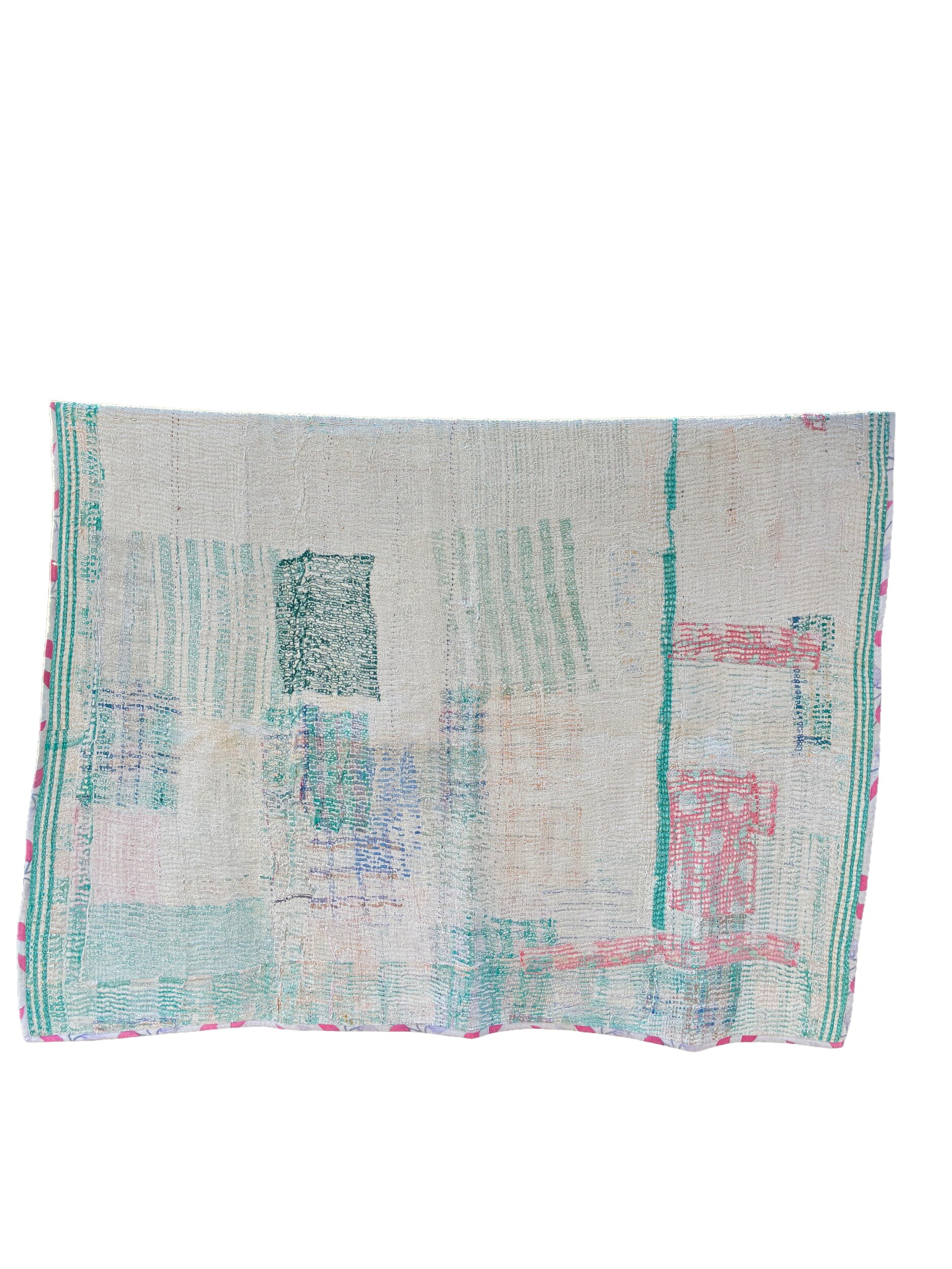 COURTEPOINTE PLAID KANTHA