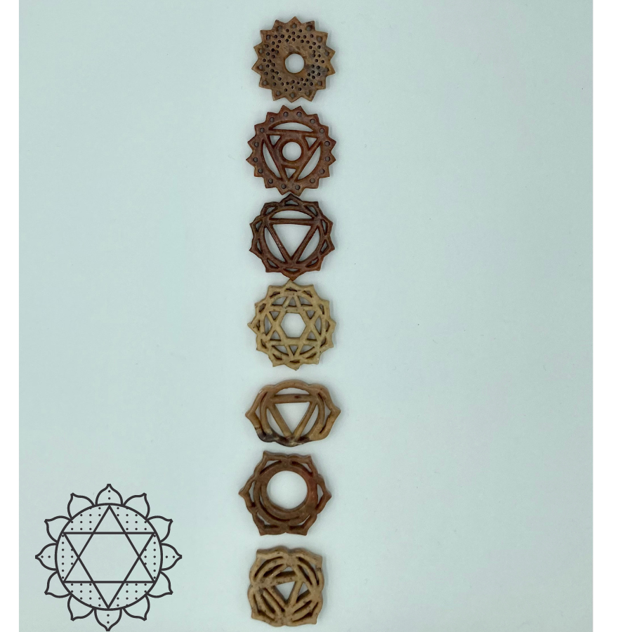 Médaillons des 7 chakras