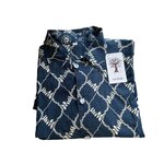 chemise bleue manche longue taille 42