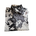 chemise manches longues taille 40 noire et blanche