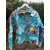 veste matelassée bleue