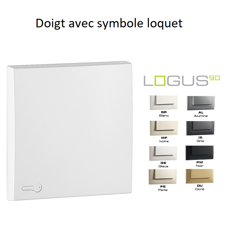 Doigt avec symbole Loquet LOGUS 90