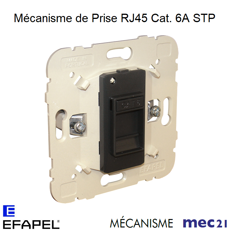Mécanisme de Prise Informatique RJ45 Cat. 6A STP