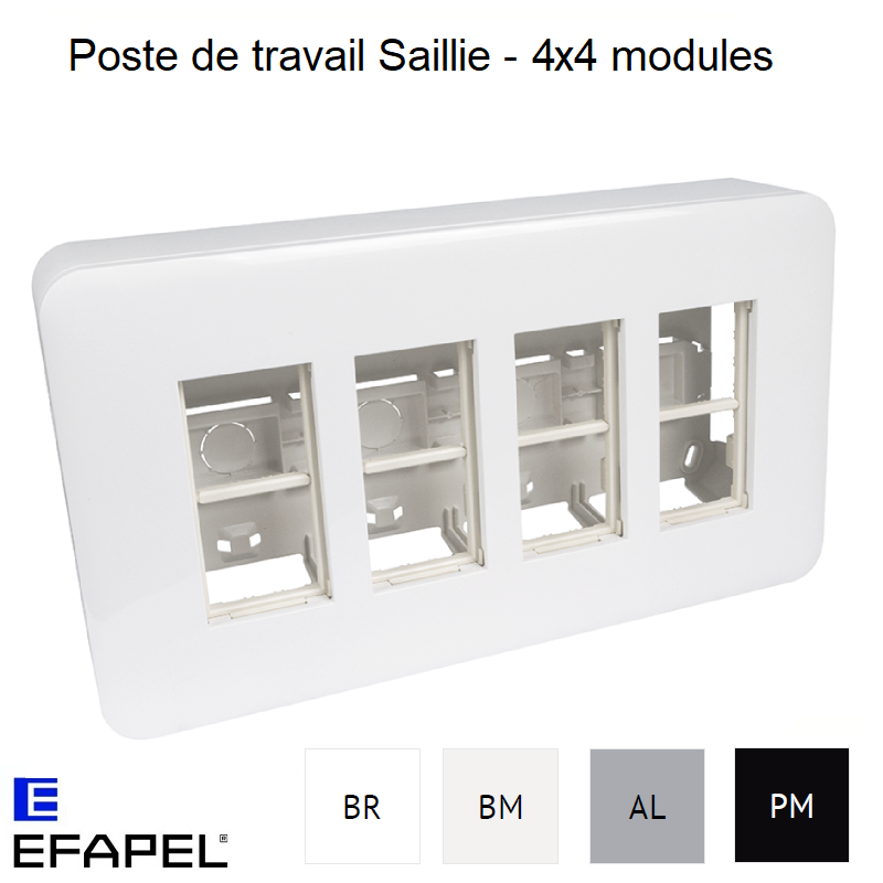 Poste de travail en Saillie 4x4 modules