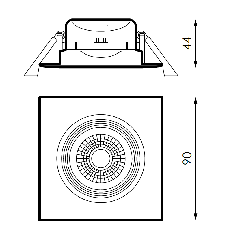 downlight-carre-gris-6-5w-nahe-sq-545525-545532-545549-545556-dimensions