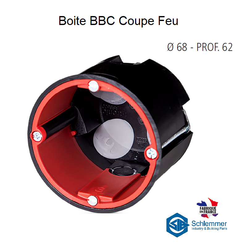 Boite BBC R\'PROOF Coupe Feu 68mm Profondeur 62mm