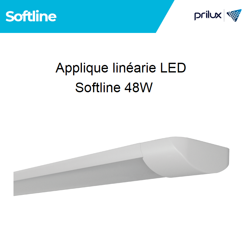 Applique linéraire LED Softline 48W Blanc 441919