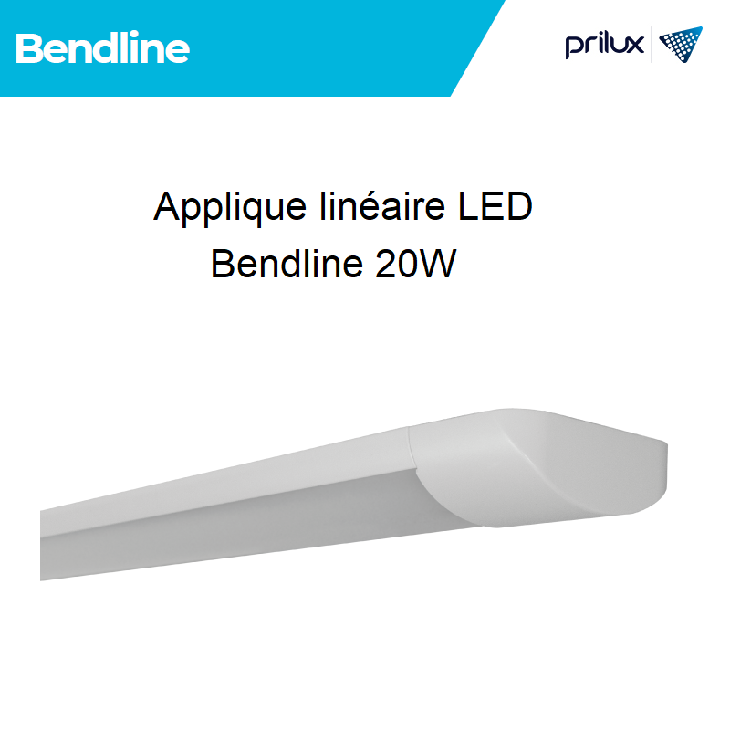 Applique Linéaire LED 20W - Bendline Blanc