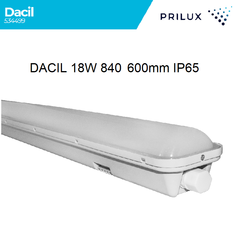 Réglette LED DACIL 18W IP65