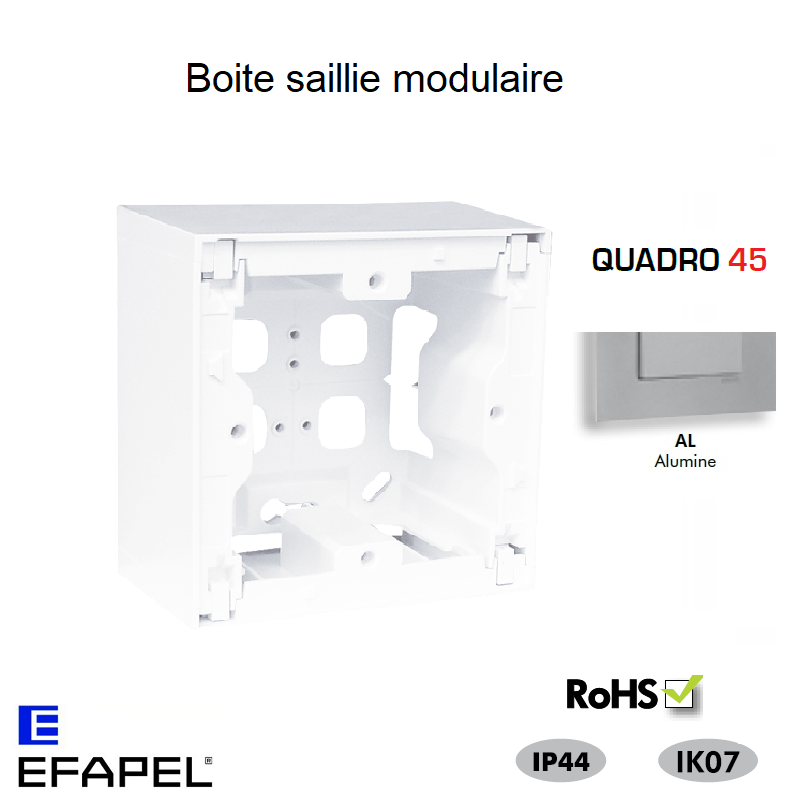 Boite Saillie pour modulaire Quadro45 45996AAL