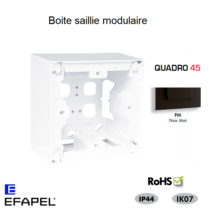 Boite Saillie pour modulaire Quadro45 45996APM