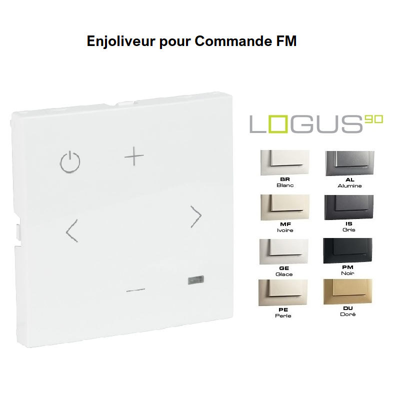 Enjoliveur pour Commande FM LOGUS 90