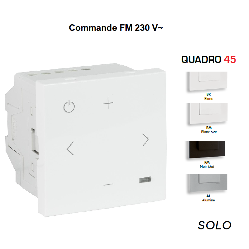 Commande FM 230V - 2 modules MEC Q45