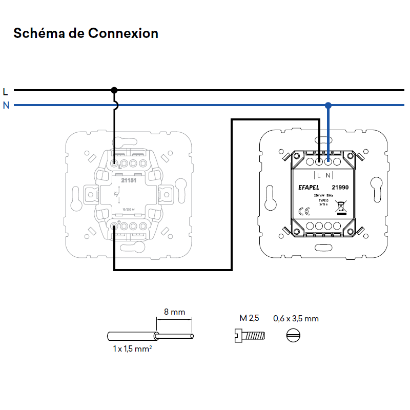 21990 Schéma de connexion