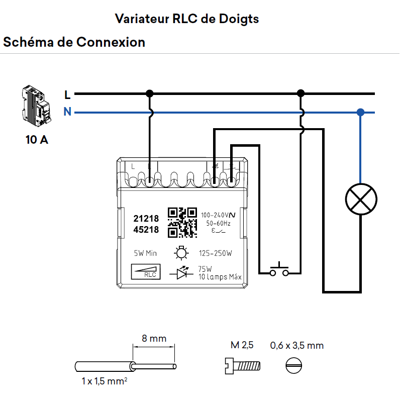 21218 45218 schéma de connexion