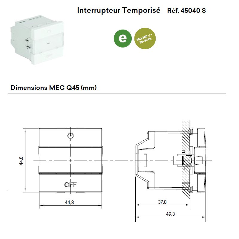 45040 dimensions