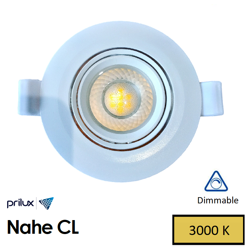 Downlight Rond blanc7w Nahe CL DIMMABLE 3000K