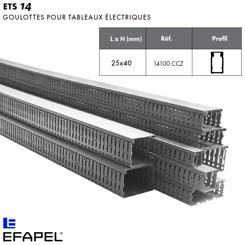 Goulotte tableau électrique 14100CCZ