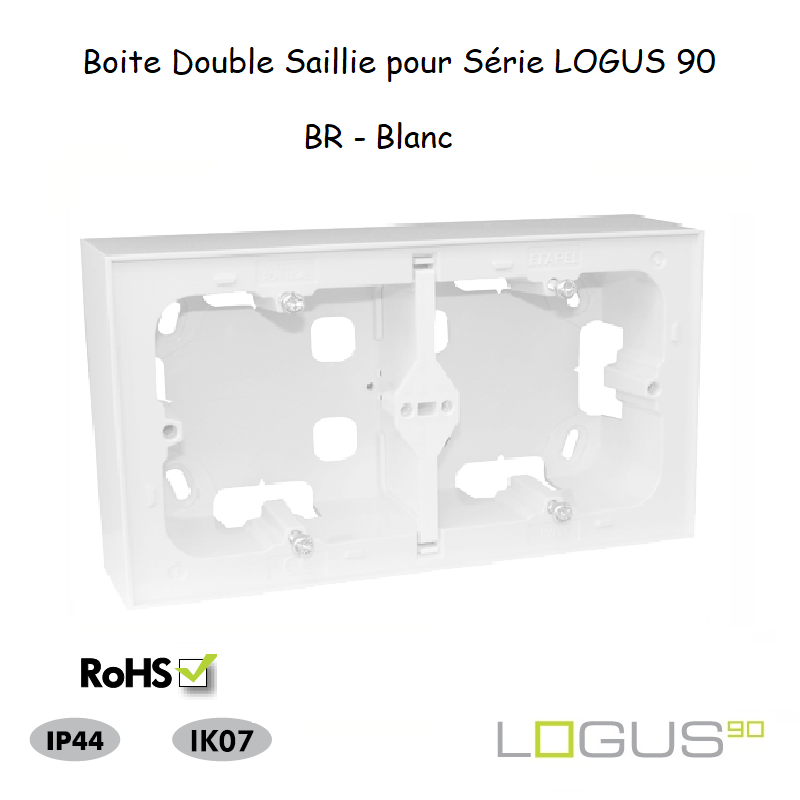 Boite Saillie Double pour Logus90 10994ABR