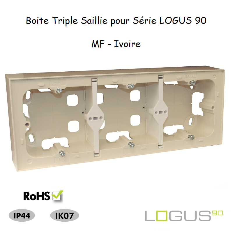 Boite Saillie triple pour Logus90 10995AMF