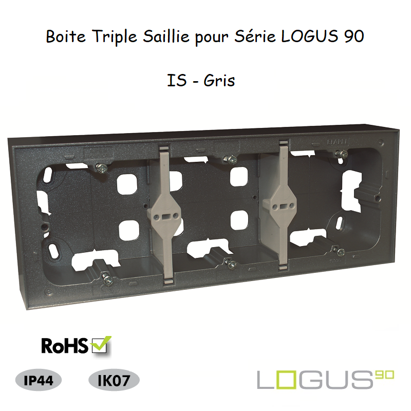 Boite Saillie triple pour Logus90 10995AIS