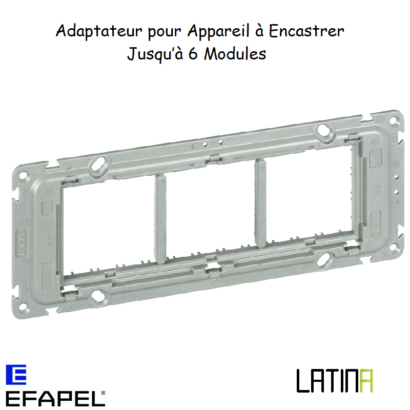 Adaptateur pour Appareil à Encastrer Jusqu’à 6 Module 41997