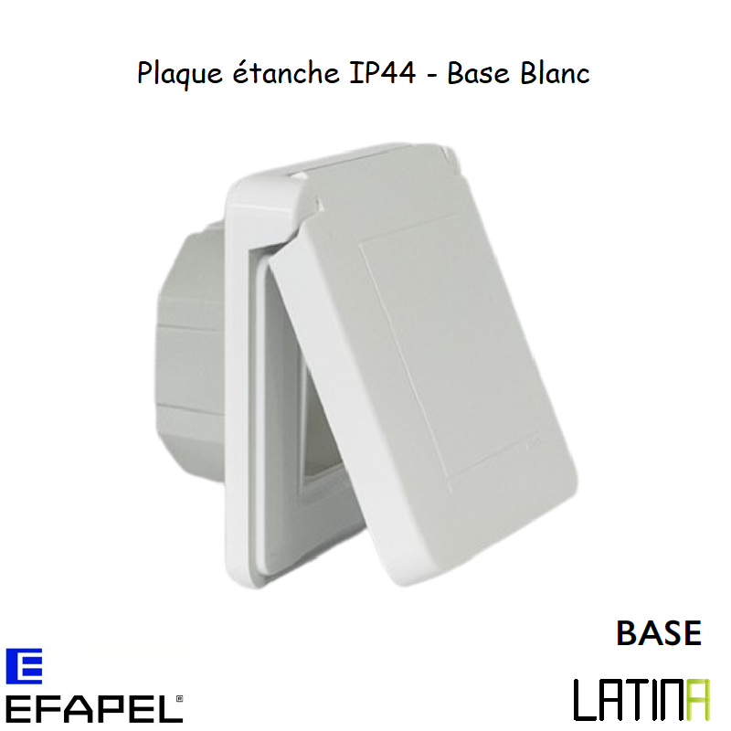 Plaque étanche IP44 42961TBR Blanc