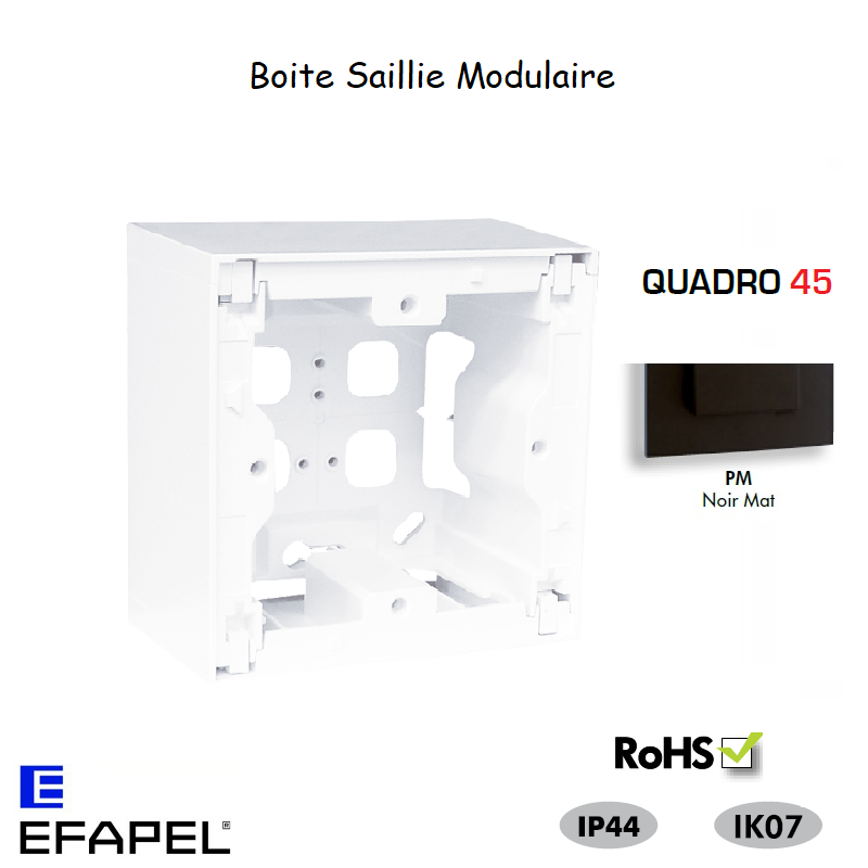 Boite Saillie pour modulaire Quadro45 45996APM