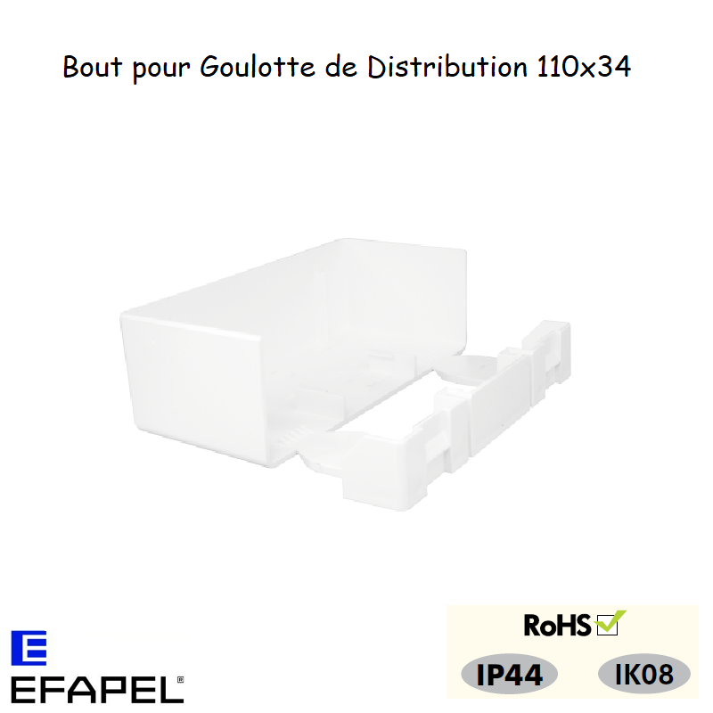 bout pour goulottes distribution 10085