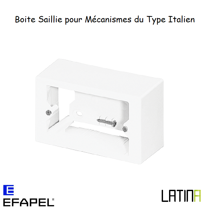 Boite saillie pour mécanisme type italien 10972