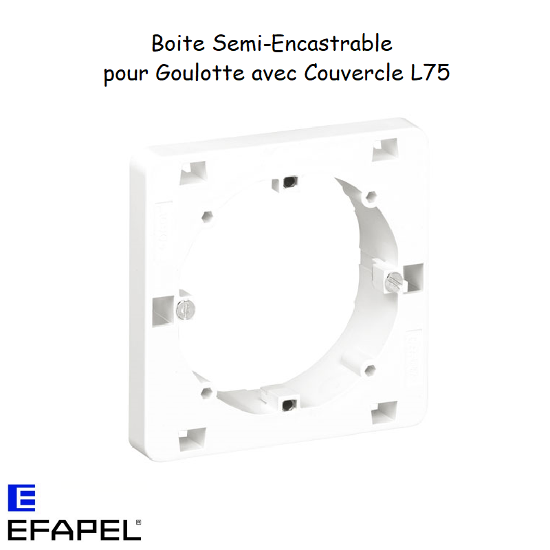 Boite semi encastrable 10985ABR
