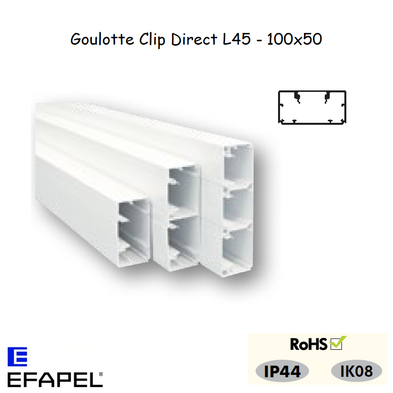 Goulotte distribution 100x50 11020CBR