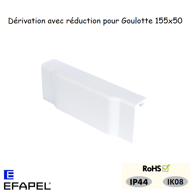 Dérivation avec réduction pour goulottes L45 11038