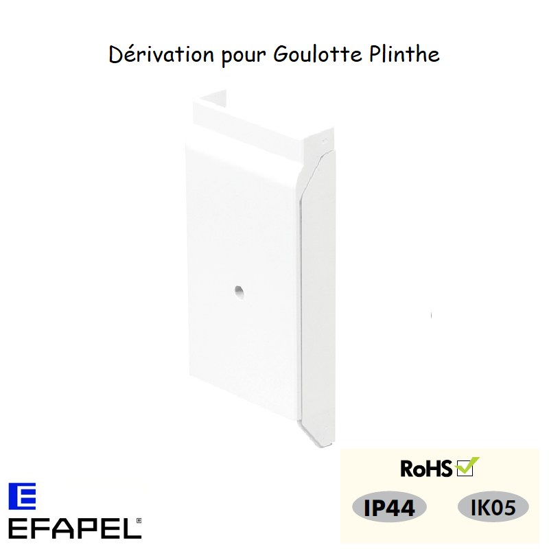 Dérivation pour goulotte plinthe 60x16 10101ABR