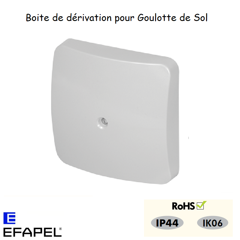 Boite de dérivation pour goulotte de sol 10999ACZ